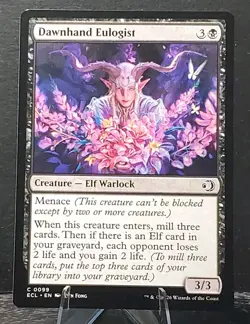 MTG #0099 DAWNHAND EULOGIST Elf Warlock Lorwyn Eclipsed common card⚔NM/MT - Image 1