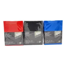 Ultra Pro Deck Box 50 Protector Sleeves for Standard Size 75 Pt. Cards Pack of 3 - Image 1