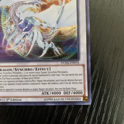 Yugioh Cosmic Blazar Dragon DUSA-EN034 Ultra Rare 1st Ed NM - Image 5