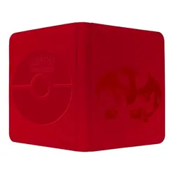 Ultra Pro Pokemon TCG Charizard 9 Pocket Leather Binder Red 360 Card Capacity - Image 3