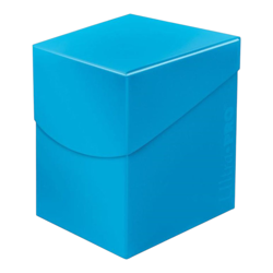Ultra Pro Deck Box PRO 110 Standard Sized Sleeved Gaming Cards Eclipse Sky Blue - Image 1