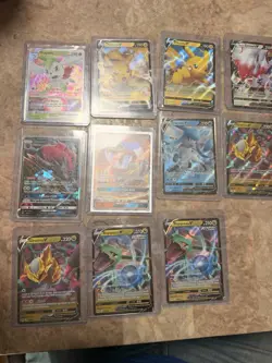 Pokemon TCG V and VMAX Lot of 10 Cards - Image 1