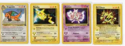 Pokemon WOTC Black Star Movie Promo Set - Mewtwo Pikachu Dragonite Electabuzz LP - Image 1