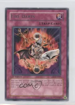 R - Fire Darts 1st Ed. YuGiOh Cybernetic evolution #CRV-EN049 2005 READ - Image 1