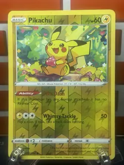 Pokemon TCG Pikachu Swsh11: Lost Origin Reverse Holo EN 60HP 052/196 - Image 1