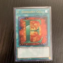 E - Emergency Call 1st Ed. YuGiOh Battles of Legend: Chapter 1 #BLC1-EN032 - Image 1