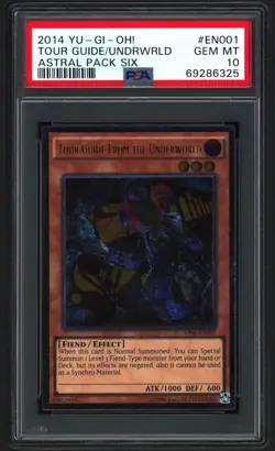 YUGIOH! PSA 10 Tour Guide From the Underworld AP06 EN001 Ultimate Rare - Image 1