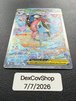 MEGA GRENINJA EX 2026 Pokemon Chaos Rising Special Illustration Rare #116 - NM/M - Image 2