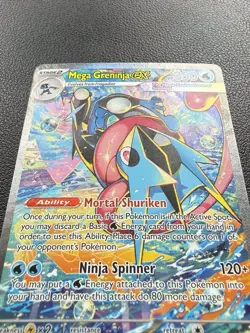 MEGA GRENINJA EX 2026 Pokemon Chaos Rising Special Illustration Rare #116 - NM/M - Image 5