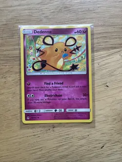 Pokemon Dedenne 88/131 Sm-Forbidden Light Regular NM - Image 1
