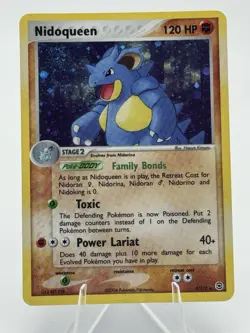 Nidoqueen 9/112 FireRed & LeafGreen Holo Swirl Vintage Pokemon TCG - Image 1