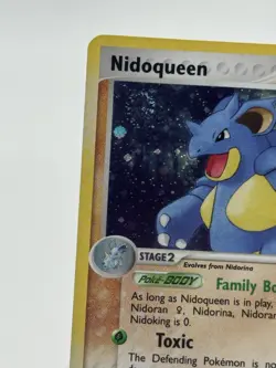 Nidoqueen 9/112 FireRed & LeafGreen Holo Swirl Vintage Pokemon TCG - Image 2