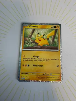 Pikachu 002/015 Holo Promo McDonald's Promos 2024 Pokemon LP - Image 2