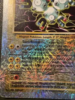 Nintendo Magneton 28/110 Legendary Collection Reverse Holo Rare 80 HP - Image 4