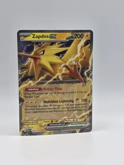 Zapdos ex 145/165 - Pokemon Scarlet & Violet 151 - Near Mint Ultra Rare - Image 1