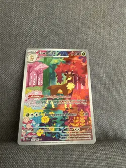 Pokemon TCG | Sawsbuck 166/162 | Temporal Forces | Illustration Rare Holo | NM - Image 4