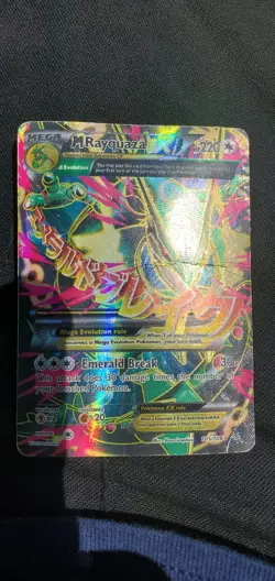 Pokemon TCG M Rayquaza EX 105/108 Roaring Skies Full Art Holo Ultra Rare English - Image 1