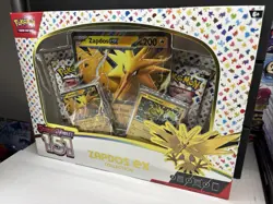 Pokemon TCG Scarlet & Violet 151 Zapdos ex Collection Box New Sealed 4 Packs + - Image 3