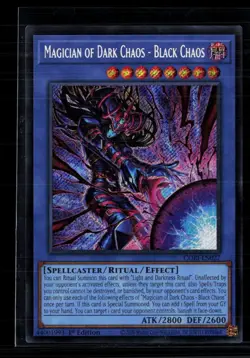 Yu-Gi-Oh! Magician of Dark Chaos - Black Chaos Chaos Origins SR CORI-EN027 - Image 1