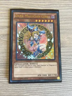 Dark Magician Girl YGLD-ENB03 King of Games Yugi's Legendary Decks 1st Ed - Image 1