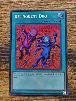 Delinquent Duo LCKC-EN101 Secret Rare Yugioh Legendary Collection Kaiba 2025 - Image 1