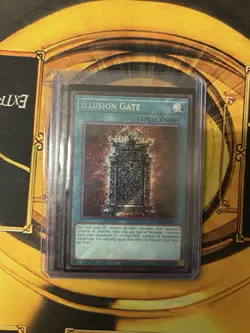 Yugioh Illusion Gate MZMU-EN023 Secret Rare 1st Edition NM/Mint - Image 1