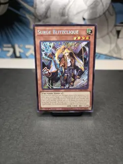 Surge Blitzclique CORI-EN011 Secret Rare Chaos Origins 1st Edition Yugioh NM - Image 1