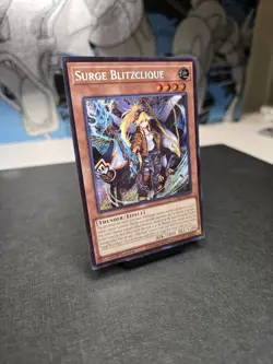 Surge Blitzclique CORI-EN011 Secret Rare Chaos Origins 1st Edition Yugioh NM - Image 2