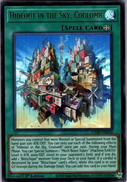 Hideout in the Sky, Coulomb CORI-EN050 Yu-Gi-Oh 1st Edition Ultra Rare NM - Image 1
