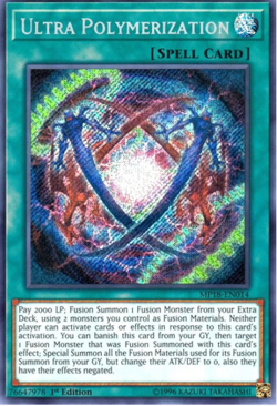Ultra Polymerization MP18 Secret Rare 1st Ed NM Yugioh - Image 1