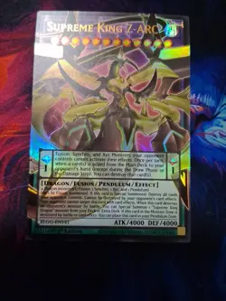 Yugioh Supreme King Z-ARC BLGG-EN141 Ultra Rare Extended Art 1st Ed MINT - Image 5