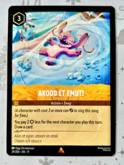 Akood Et Emuti Winterspell 29/204 Nonfoil Disney Lorcana TCG - Image 1