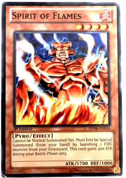 YuGiOh! - Spirit of Flames - Common - Image 1