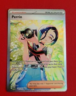 Pokemon TCG Trainer Perrin Special Illustration Card Twilight Masquerade 220/167 - Image 1