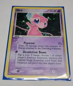 Pokemon TCG Mew Black Star Promo 040 Holo Card 2006 Rare - Image 1