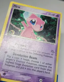 Pokemon TCG Mew Black Star Promo 040 Holo Card 2006 Rare - Image 4