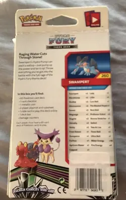 Pokemon TCG Hydro Fury Theme Deck Swampert Sealed 60-Card English 2017 6+ - Image 2