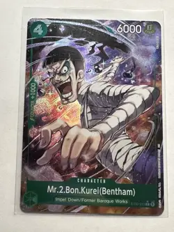 Mr. 2 Bon Clay Bentham C Parallel ST30-013 ONE PIECE Card - NM - Image 1