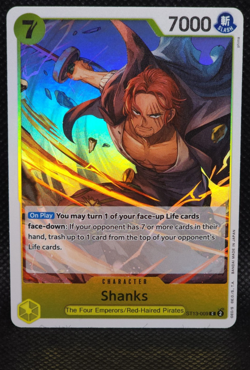 One Piece Shanks (ST13-009/47) Ultra Deck The Three Brothers NM FOIL - Image 1