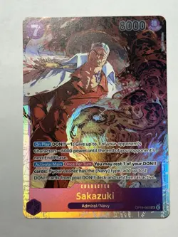 One Piece Sakazuki OP16-065 SR The Time of Battle Foil English - Image 1