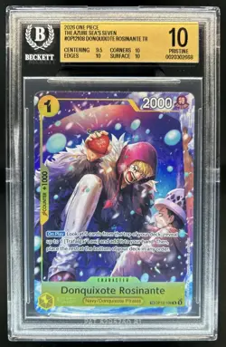 2026 One Piece Azure Sea's Seven Donquixote Rosinante #OP12-108 BGS 10 PRISTINE - Image 1
