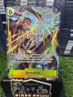 One Piece Borsalino SR Parallel EB04-058 Extra Booster Anime 6000 Power Holo - Image 1