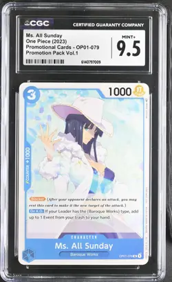 2023 Promotional Cards #OP01-079 Ms. All Sunday CGC 9.5 - Image 1