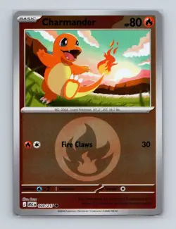 Charmander 020 Pokemon Ascended Heroes Reverse Holo Energy Symbol Card NM+ (a) - Image 1