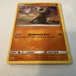 Cubone 57/131 General Mills Promo SM Forbidden Light Pokemon Holo LP - Image 2