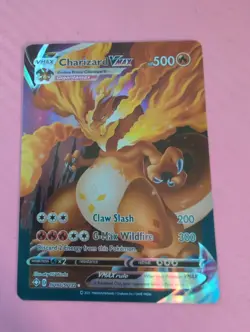 Charizard VMAX SV107/SV122 SWSH: Sword & Shield Promo Cards Holo FANART CARD - Image 2