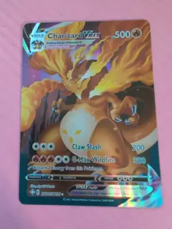Charizard VMAX SV107/SV122 SWSH: Sword & Shield Promo Cards Holo FANART CARD - Image 3