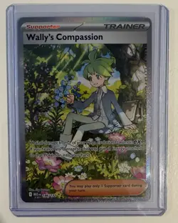 Wally's Compassion 186/132: Mega Evolution Includes 2 Full Art Supporter Cards - Image 2
