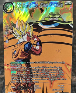 Dragon Ball Super Card Game SS Son Goku, Final Sacrifice Ultimate Squad BT17-093 - Image 1