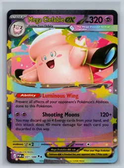 Mega Clefable ex 031/088 Double Rare Perfect Order Pokemon Card Near Mint - Image 1